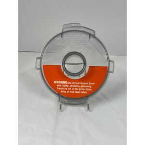 New Cuisinart Food Processor Flat Cover Lid w/ Cap DLC-806GTXT-1 4-Tab Tritan